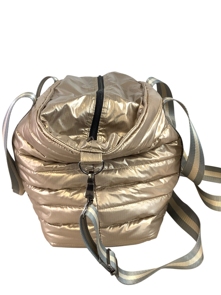 Think Royln Gold & Gray Handbags