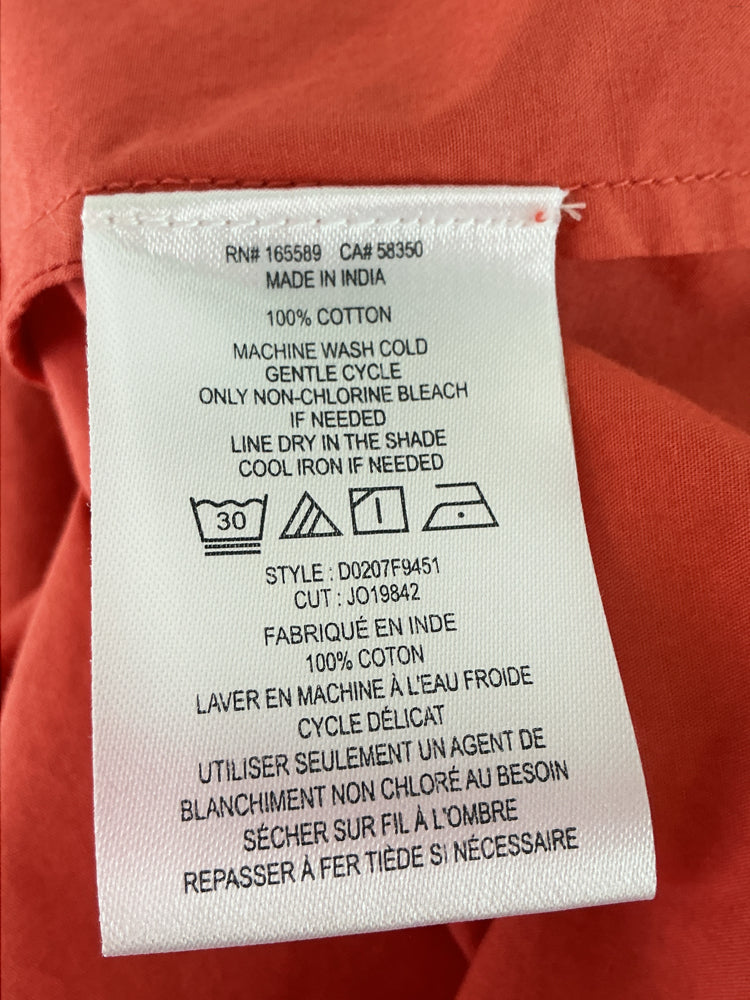 Joie Size 6 Orange Dress