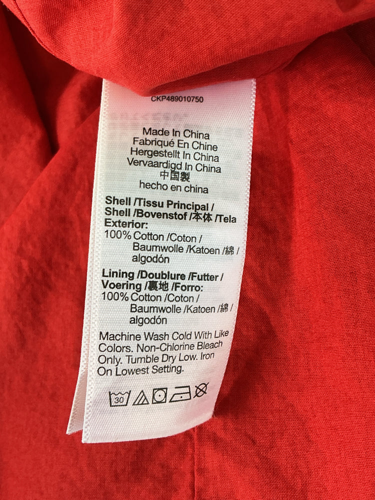 Madewell Size 6 Red & White Dress