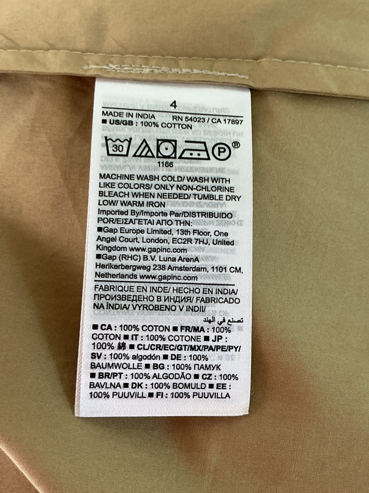Banana Republic Size 4 Tan Dress