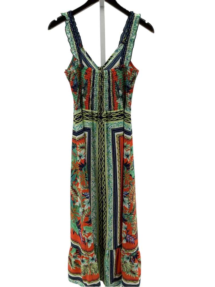 Spanner Size S Orange Multi Dress