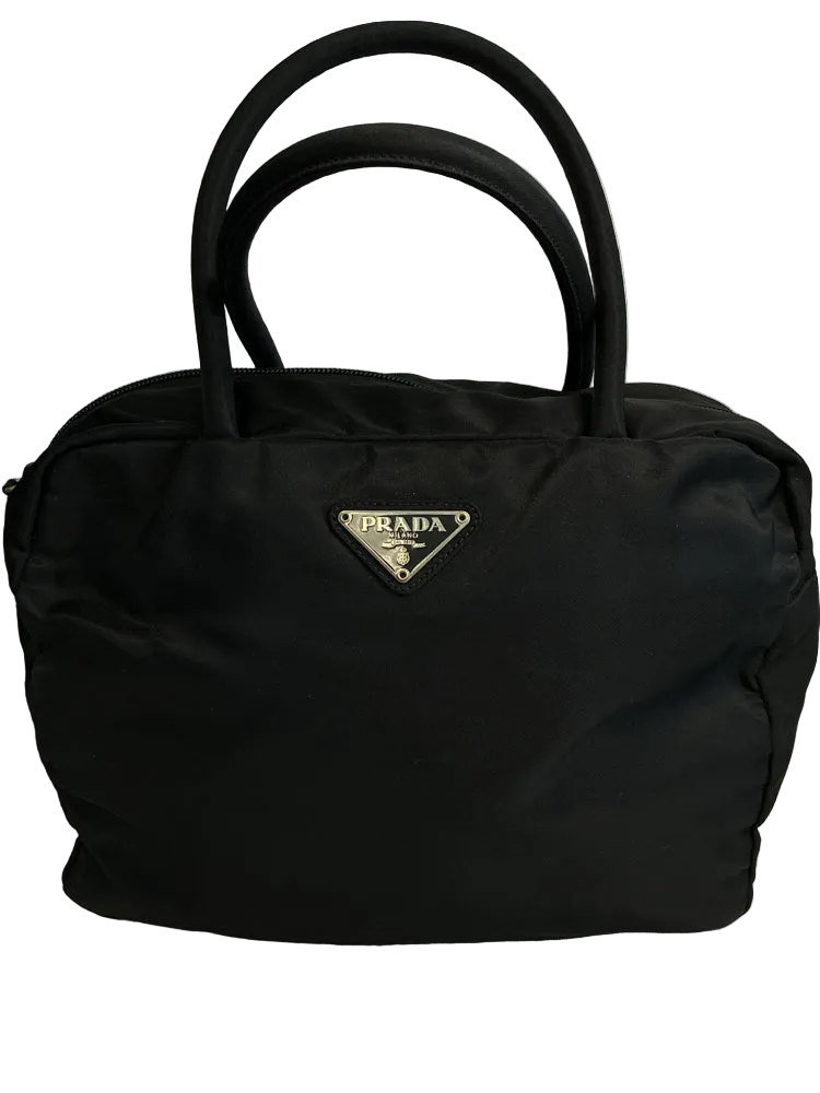 Prada Black Tessuto Handbags
