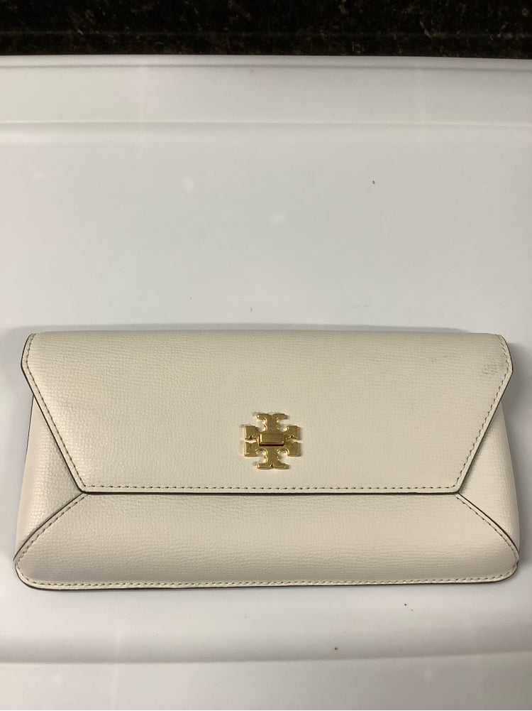 Tory Burch White Kira Clutch