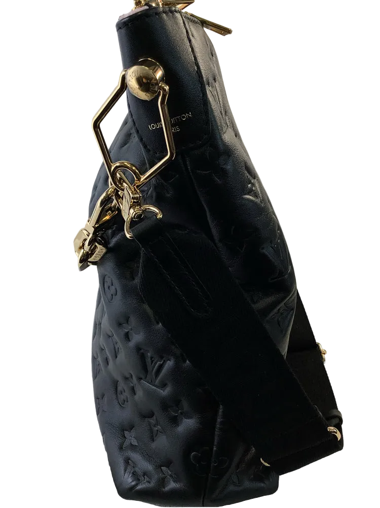Louis Vuitton Black COUSSIN HOBO MM Handbags