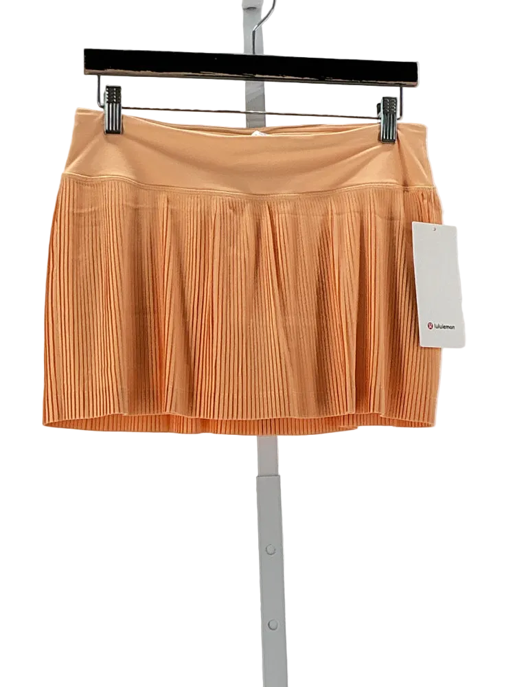 lululemon Size 6 Orange Skort