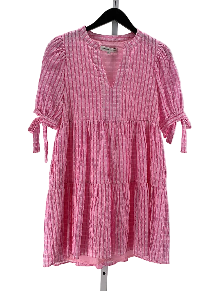 English Factory Size S Pink Dress