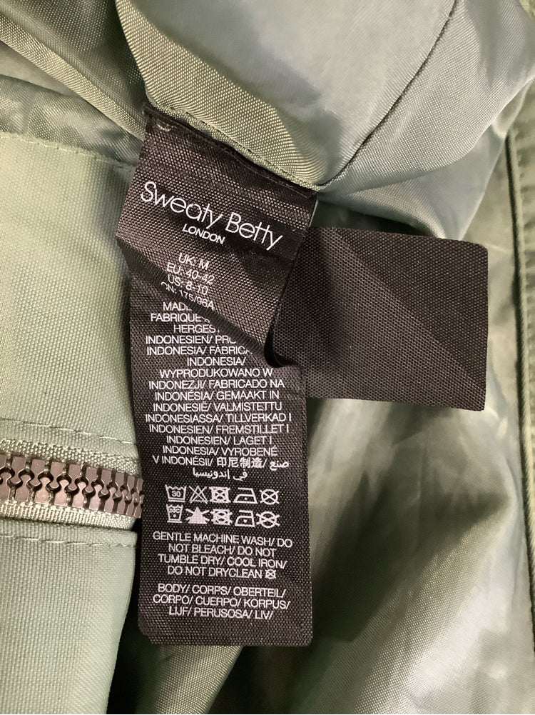 Sweaty Betty Size M Green Motion Jacket