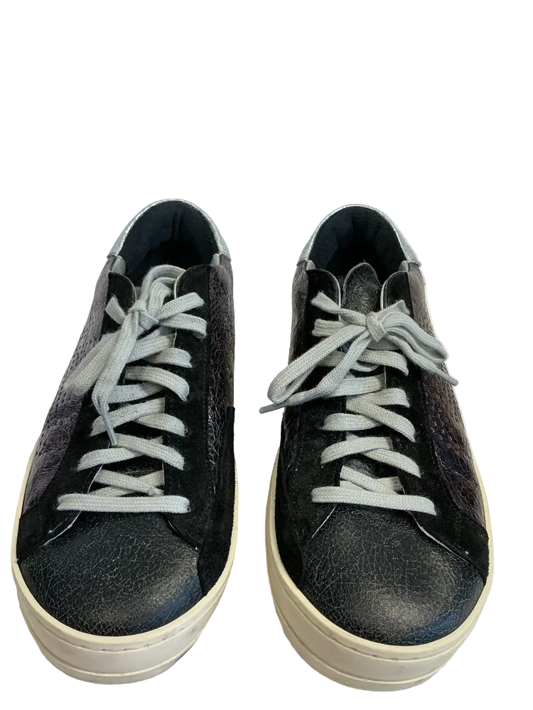 P448 Shoe Size 8.5/9 Black & Purple Sneakers