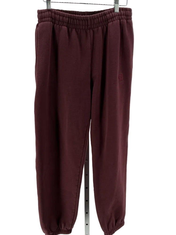 Anine Bing Size M Burgundy Sweatpants
