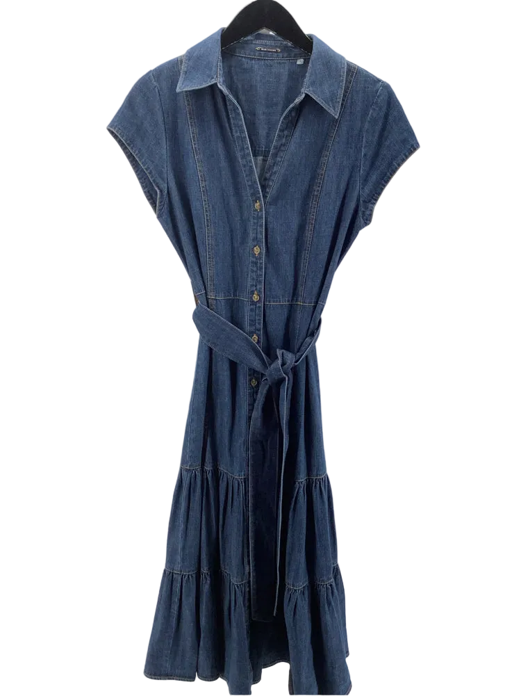 Elie Tahari Size 6 Denim Dress