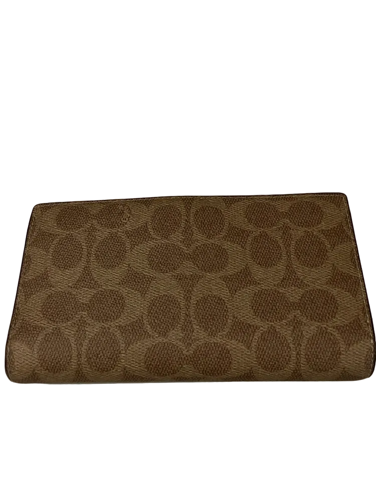 Coach Brown & Tan Wallet