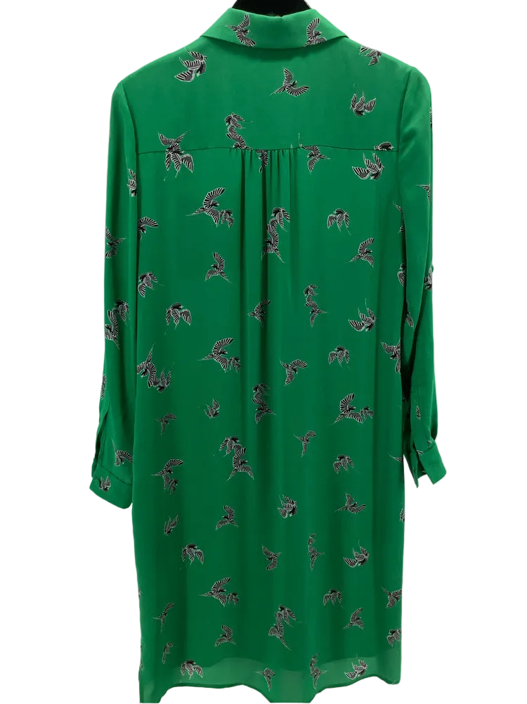 Diane VonFurstenberg Size 4 Green multi Kadi Dress