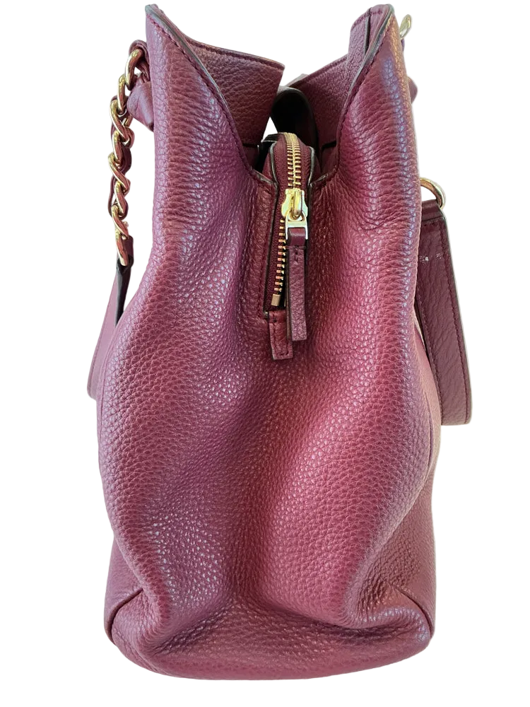 Tory Burch Burgundy Harper Handbags