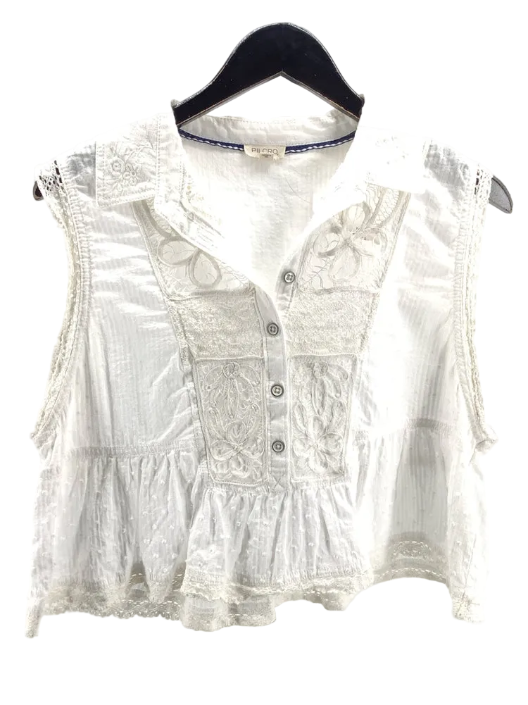 Pilcro Size M White Shirt