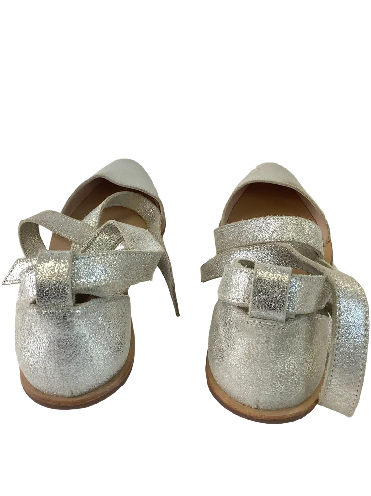 loeffler randall Shoe Size 8.5 Silver Dina Sandals