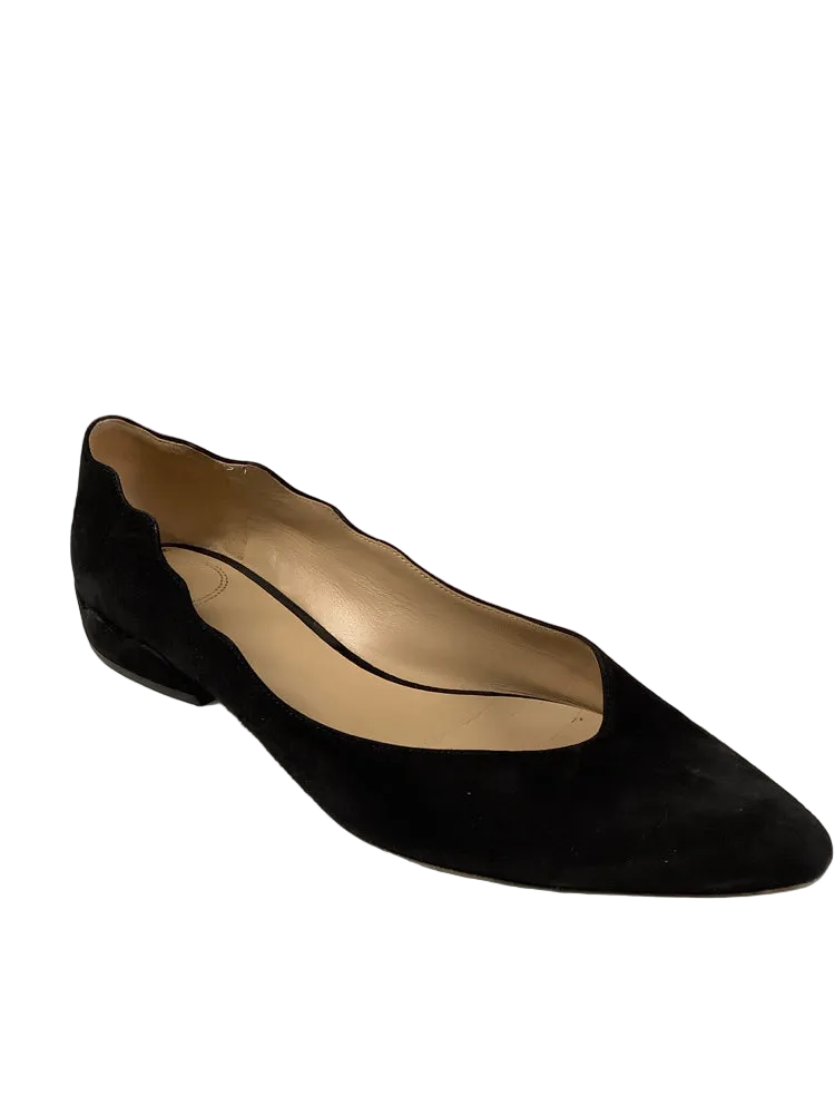 Chloe Shoe Size 9.5 Black Laurena Flats
