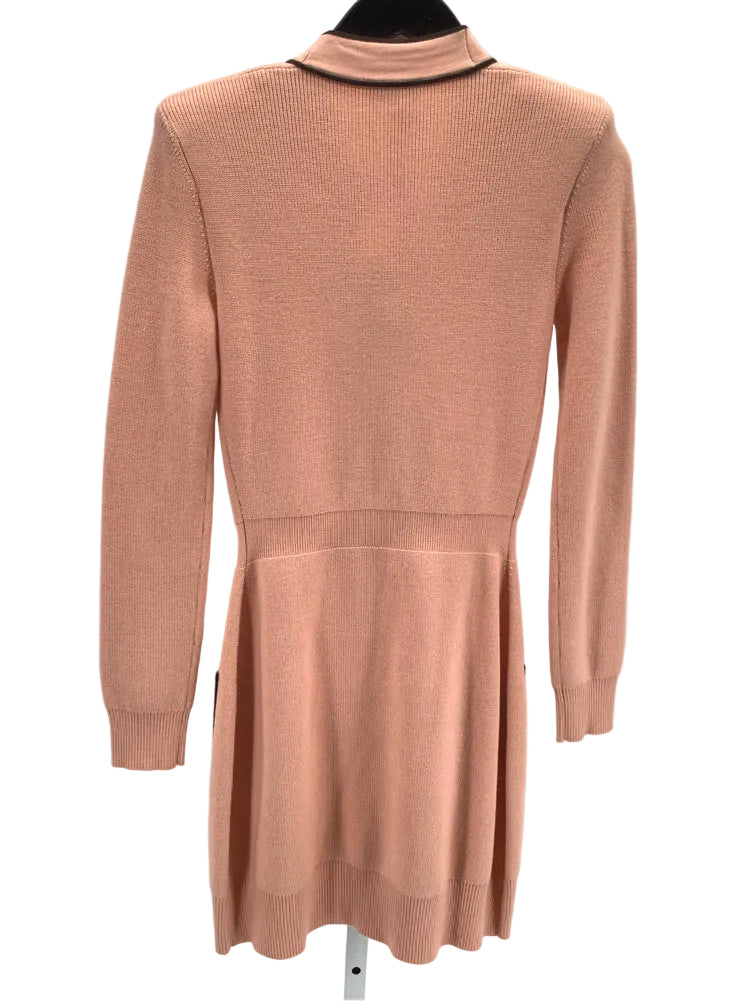 Elisabetta Franchi Size 8 Pink & Black Dress