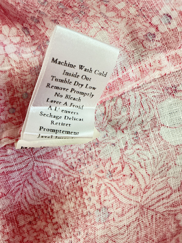 Frank & Eileen Size M Pink multi Eileen Shirt