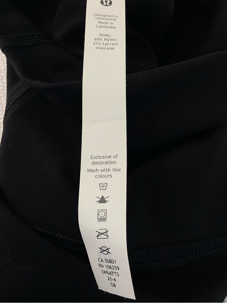 lululemon Size 2 Black Wunder Under Leggings