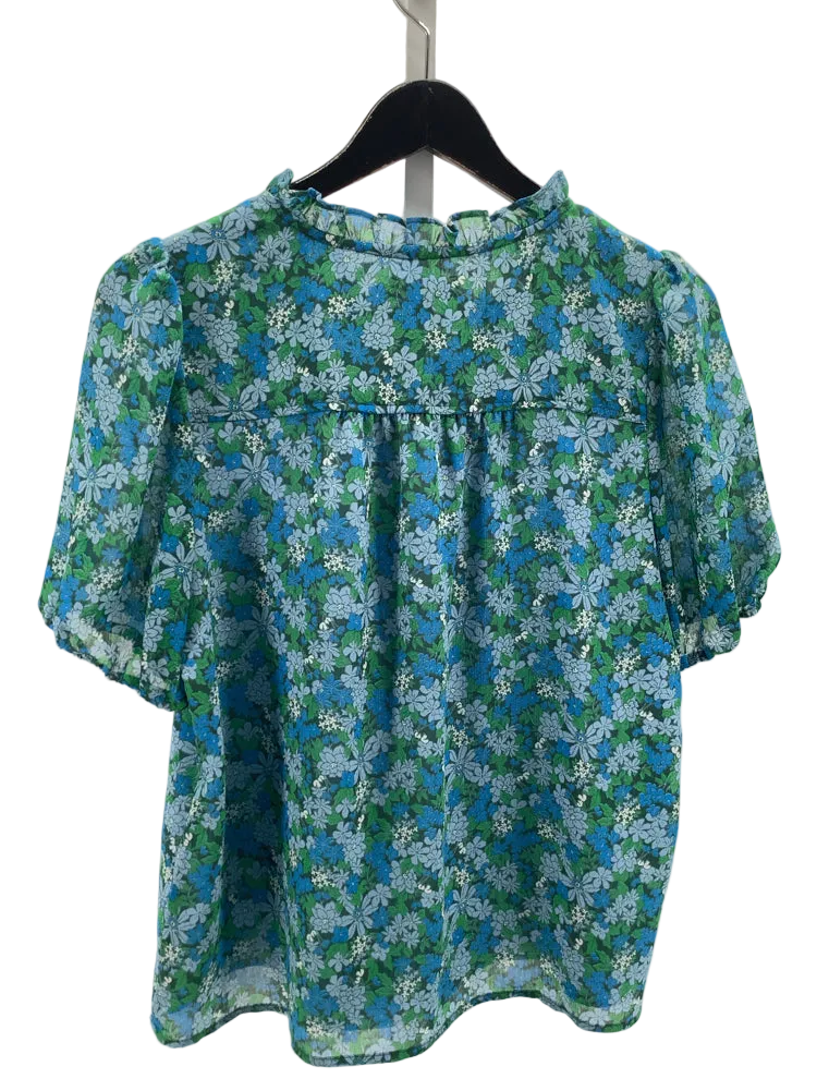 Jcrew Size M Blue & Green Shirt