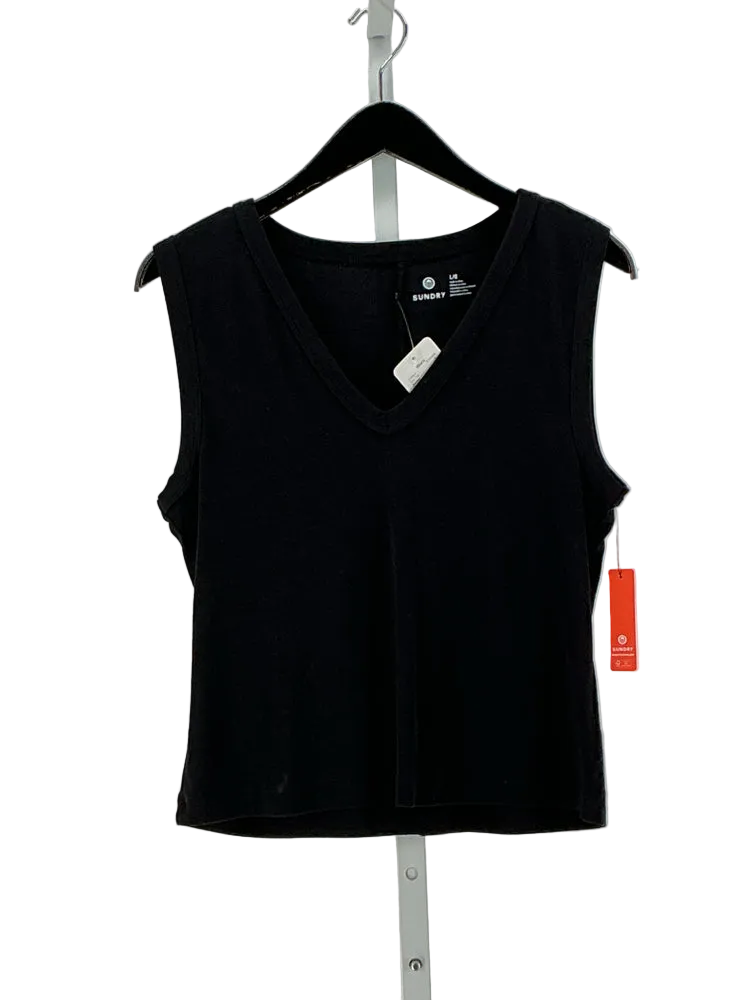 Sundry Size XL Black Tank Top