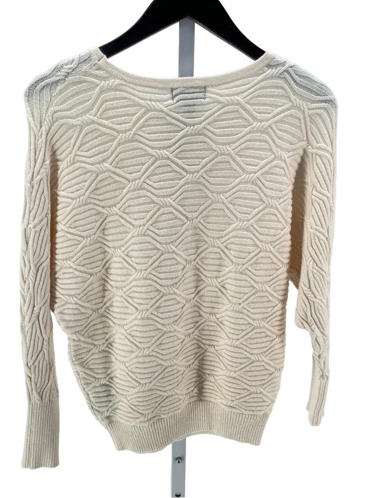 Magaschoni Size XS Cream Sweater