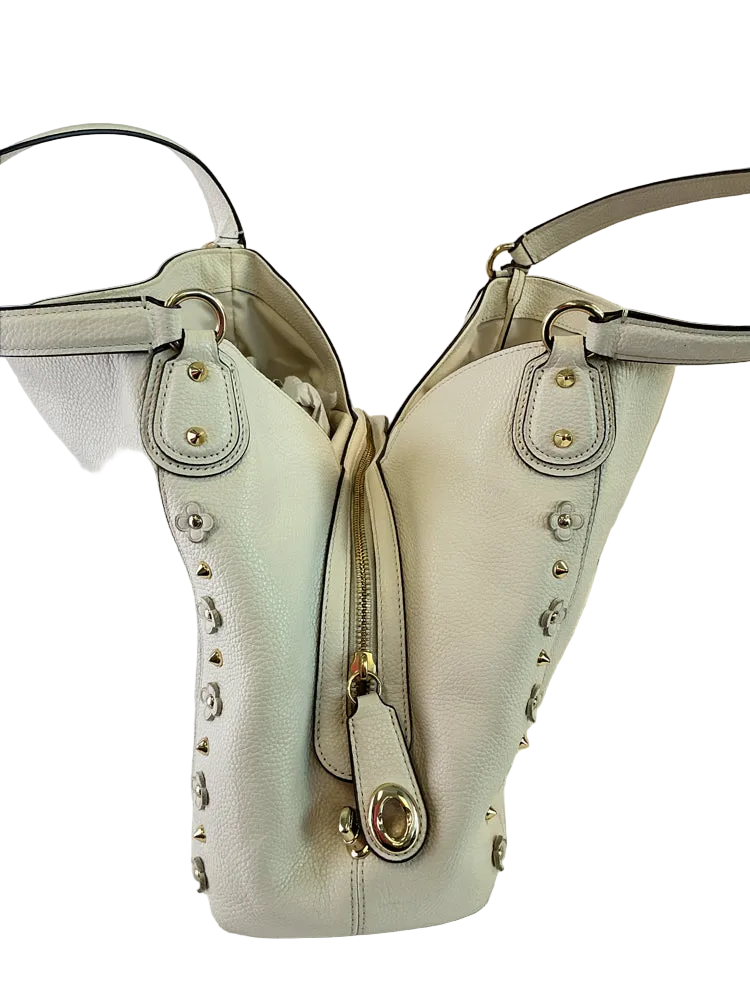 Coach White Edie Handbags