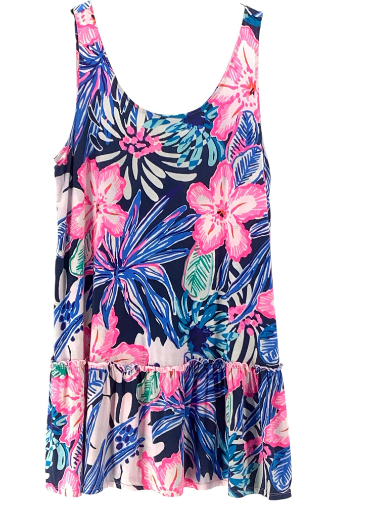 Lilly Pulitzer Size XL Blue Multi Dress