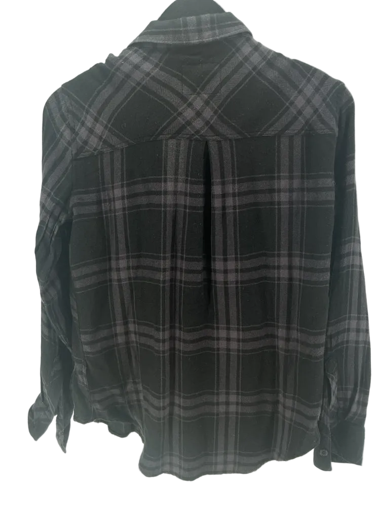 Rails Size XS Black & Gray Shirt