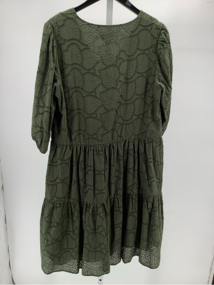 Foil Size 8 Olive Dress