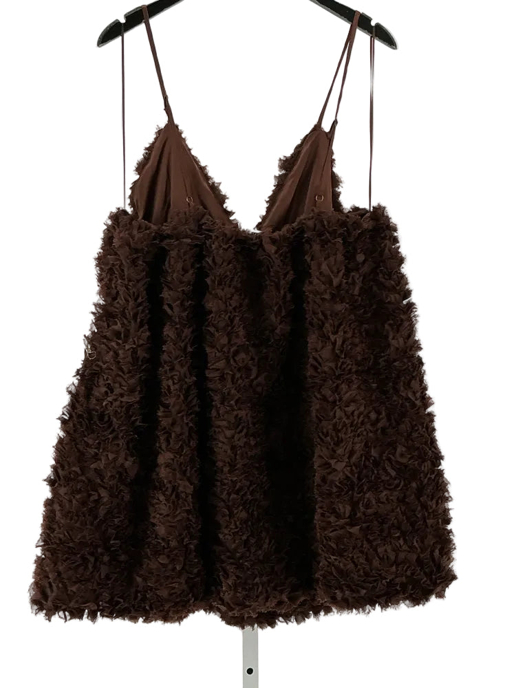 Jacquie Size L Brown Dress