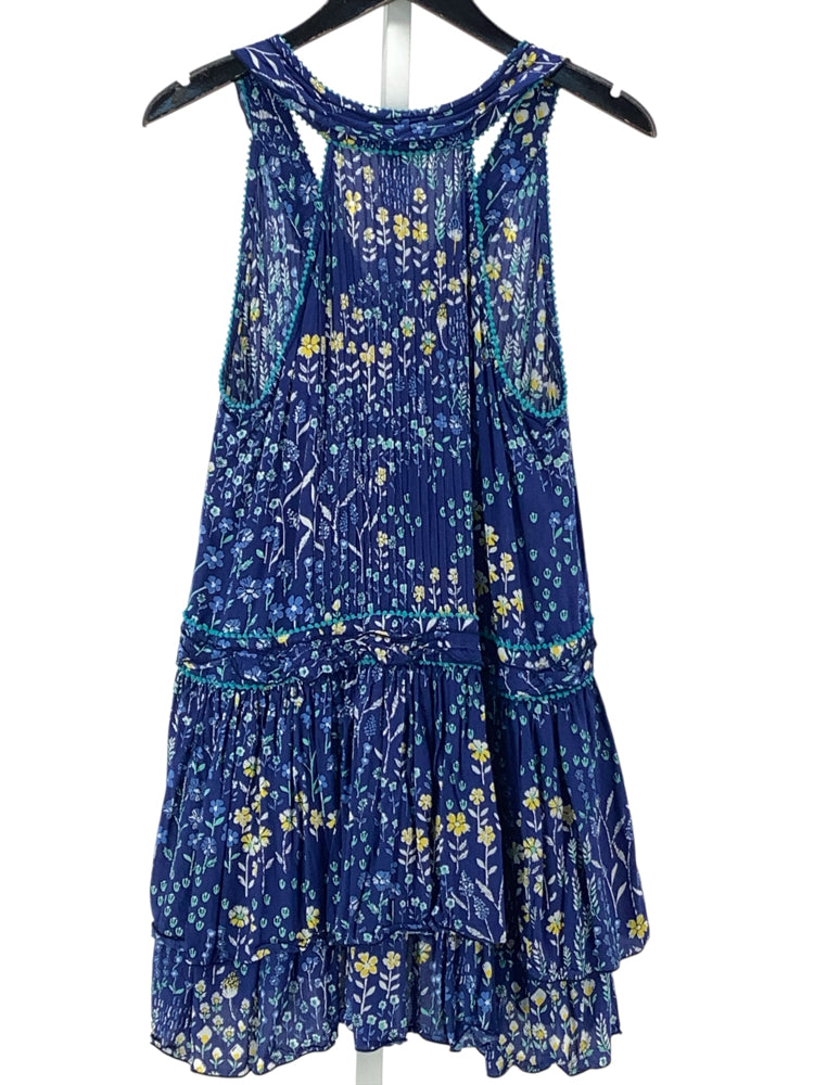 Poupette St Barth Size M Blue Multi Dress