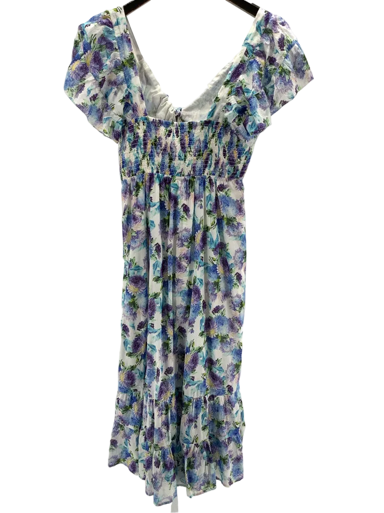 Jcrew Size M Blue Multi Dress