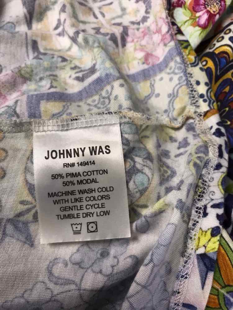 Johnny Was Size M Blue Multi Dress