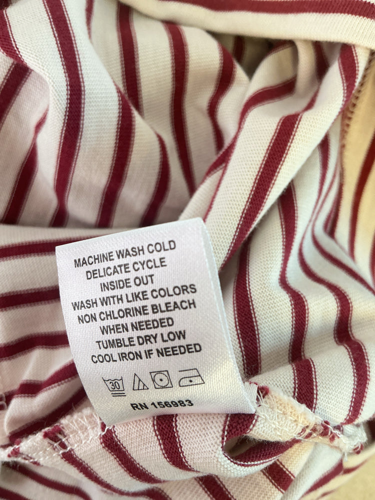 Evereve Size XS Red & White Shirt
