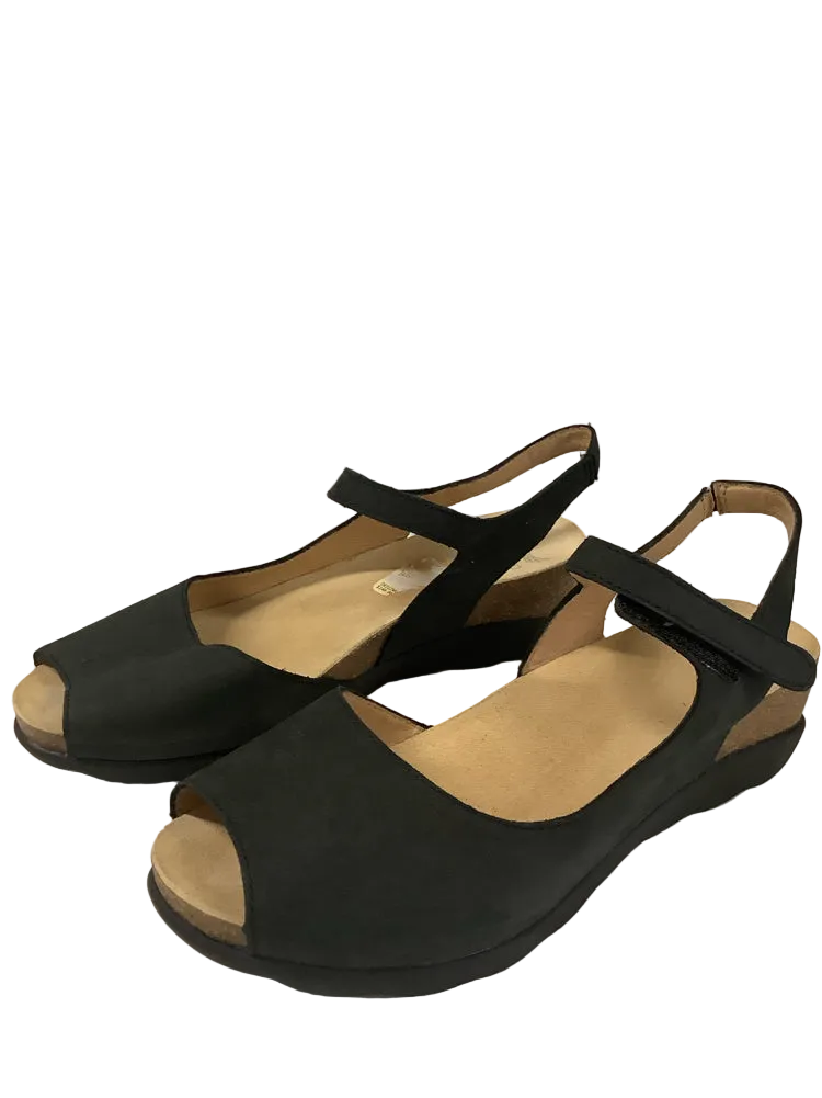Dansko Shoe Size 8.5 Black Marcy Sandals