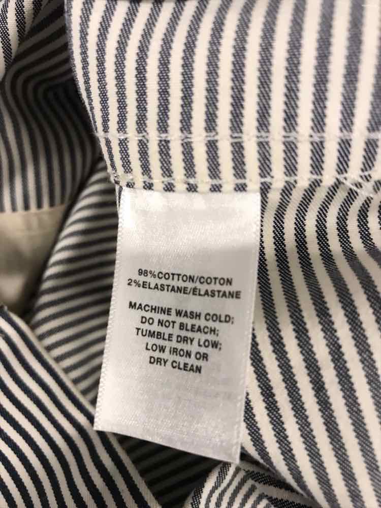 Lafayette 148 Size 6 Navy & white Rudy Dress