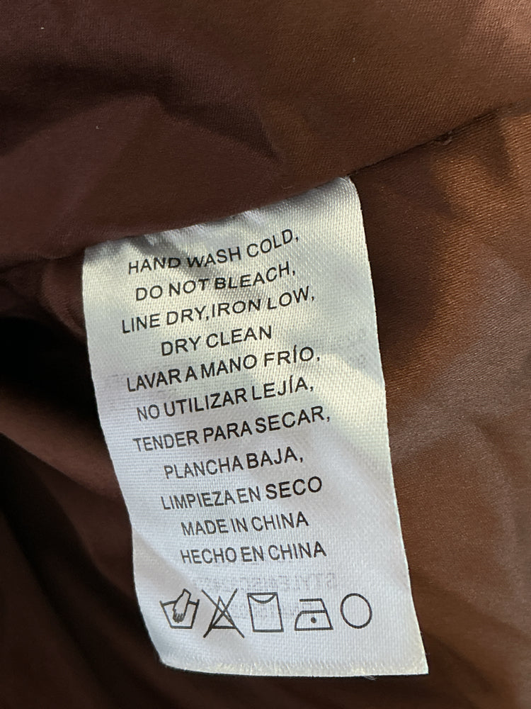 Jacquie Size L Brown Dress