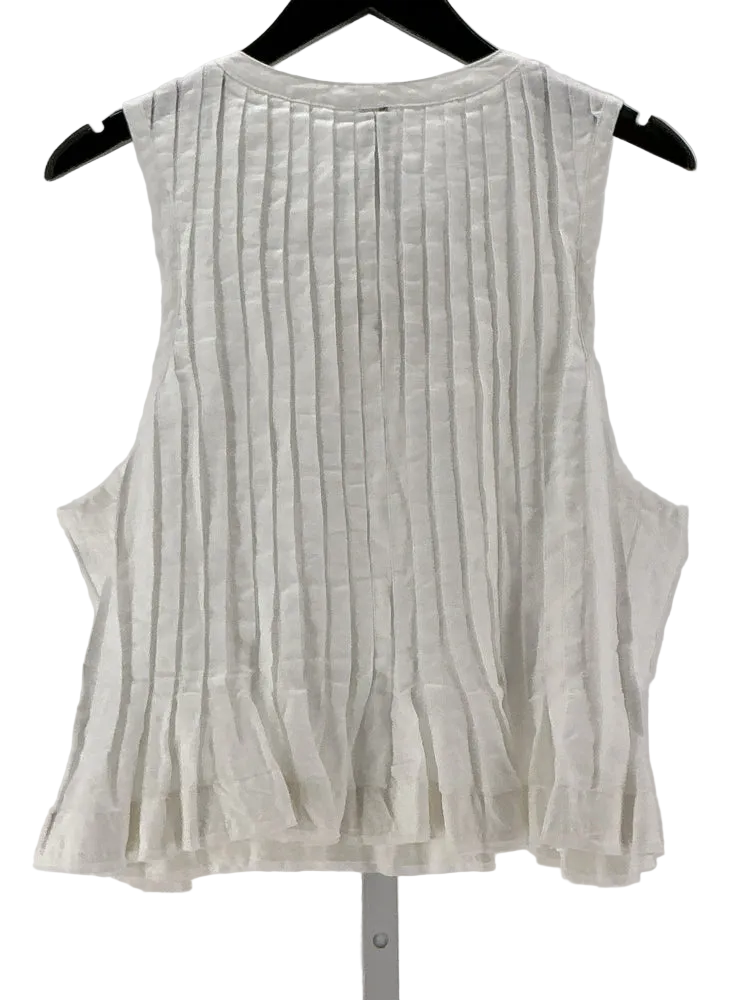 Anthropologie Size XL White Tank Top