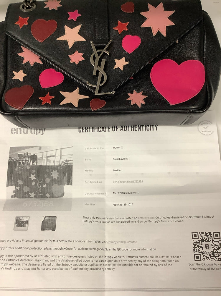 YSL Black multi Handbags