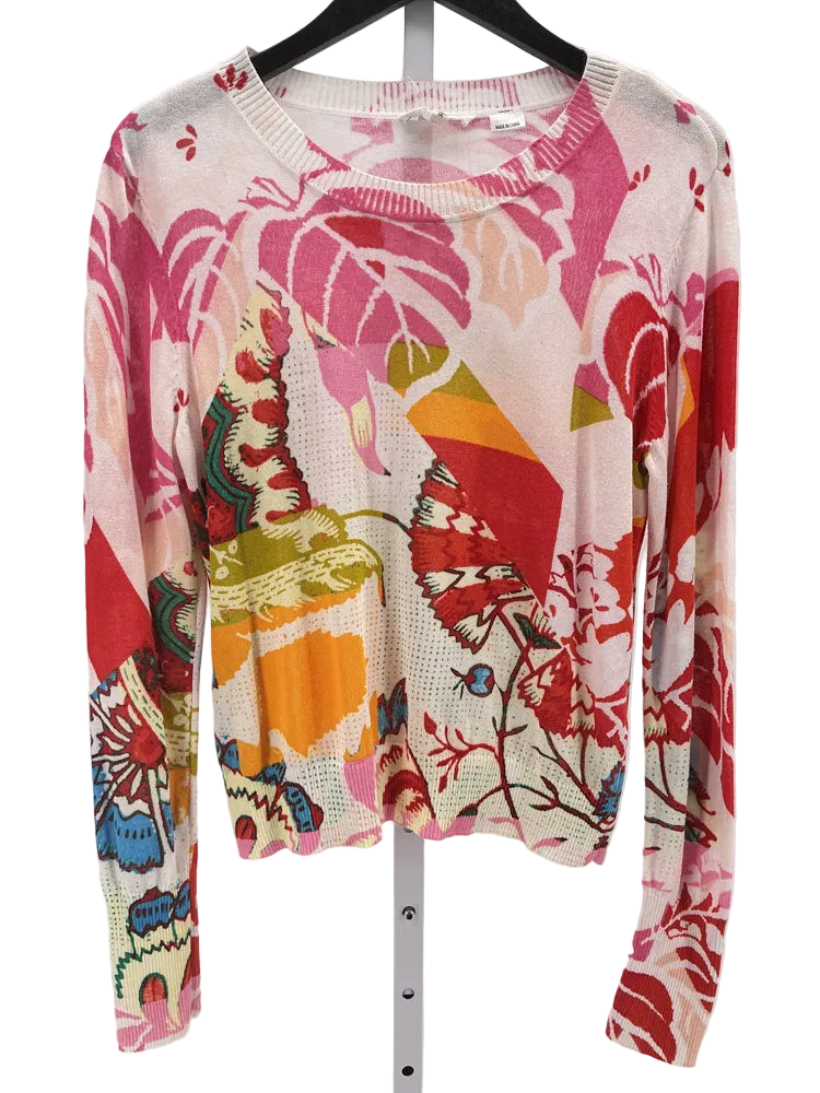Desigual Size XL Pink multi Shirt