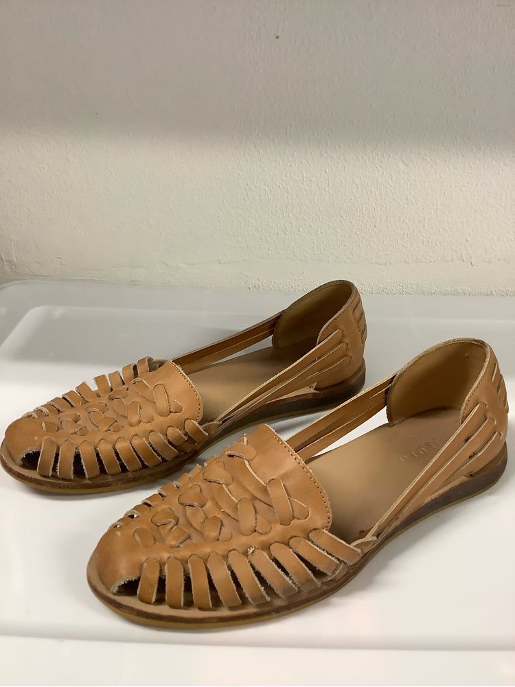 Nisolo Shoe Size 7.5 Tan Huarache Flats