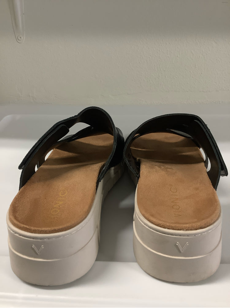 Vionic Shoe Size 9 Black Uptown Sunset Sandals