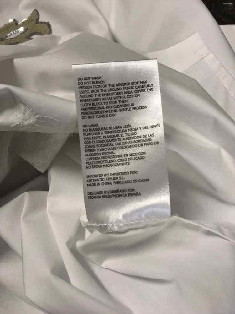 Psophia Size M White multi Shirt