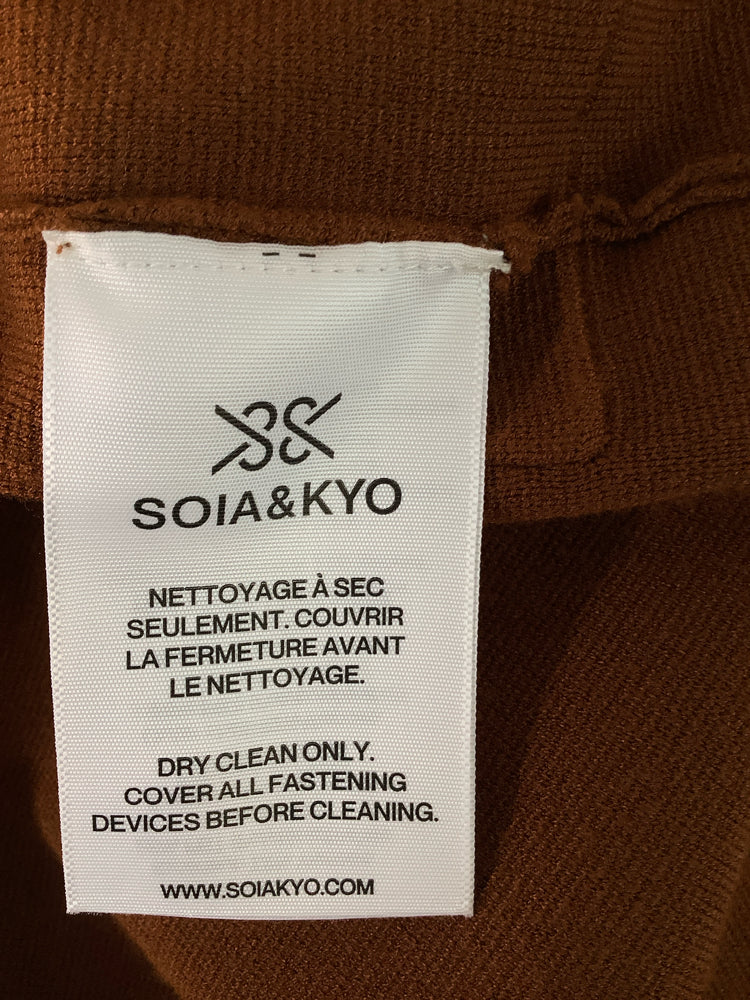 Soia & Kyo Size XS Brown Benela Cardigan