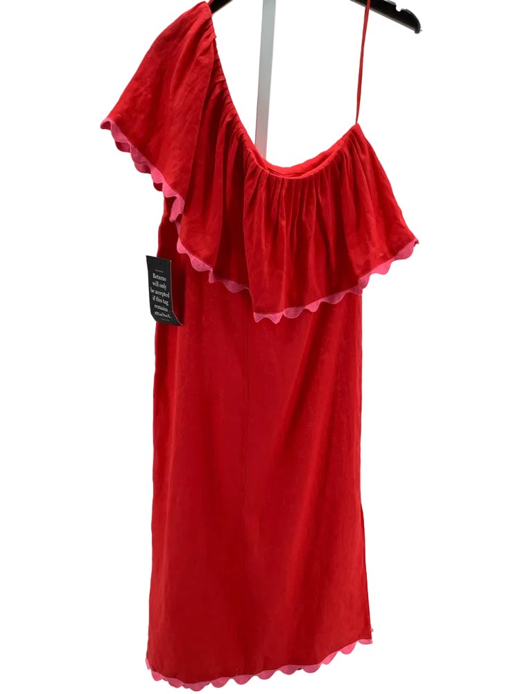 Tuckernuck Size L Red & Pink Amalfi Dress