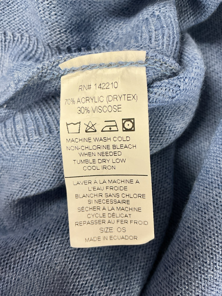 Mer Sea Size One Size Blue Sweater