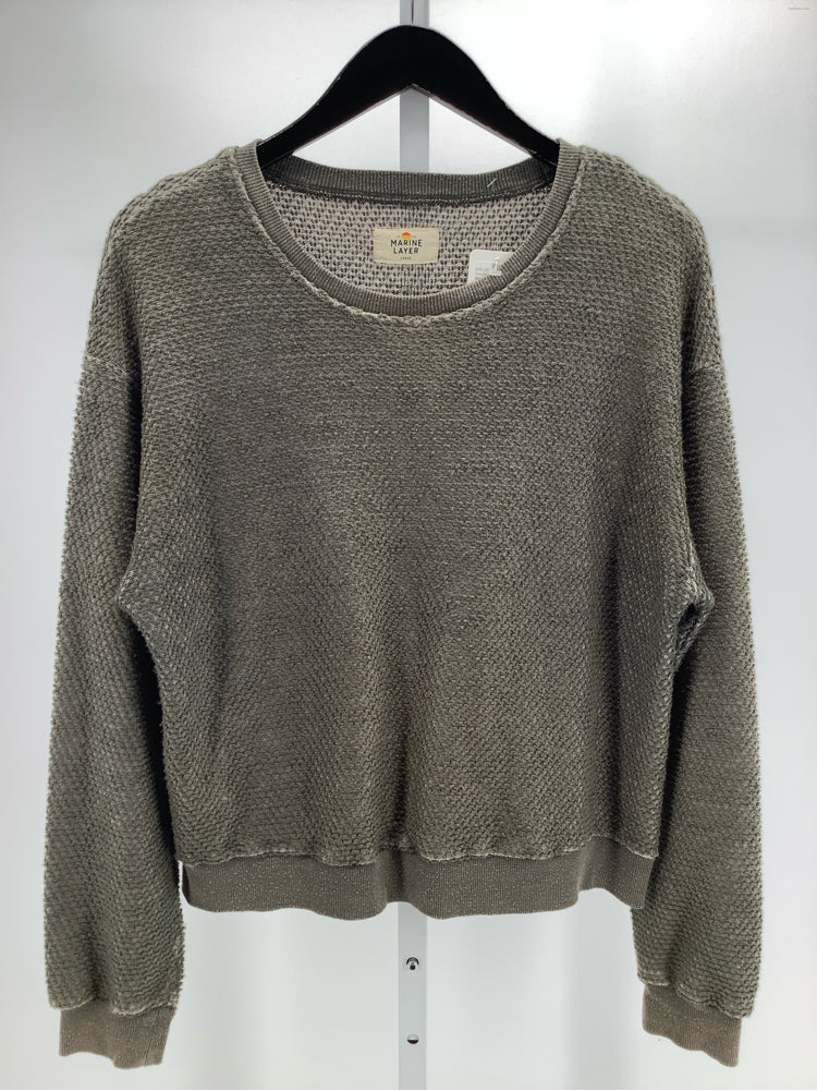 Marine Layer Size L Olive Robin Sweater