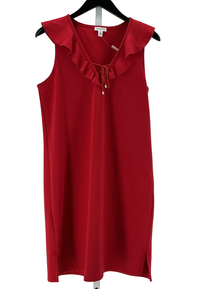Tribal Jeans Size M Red Dress