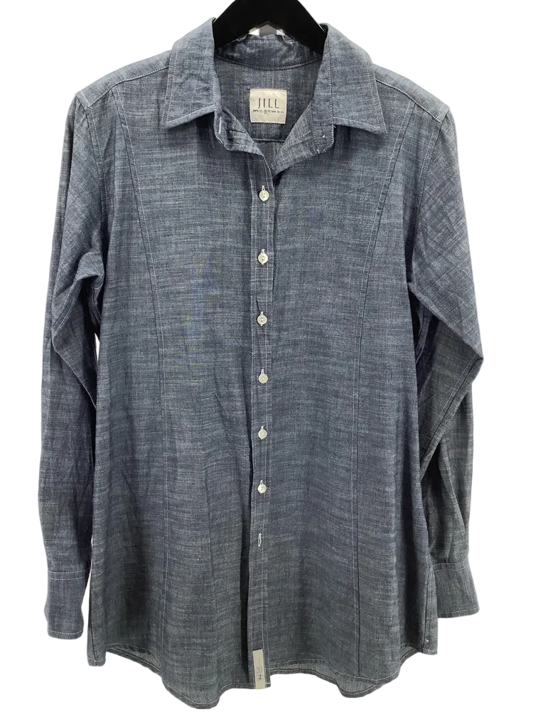 Jill McGowan Size M Blue Shirt